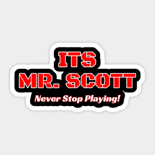 Never Stop Playing! Sticker